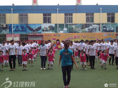 陜西紅纓綏德第三幼兒園慶六一活動