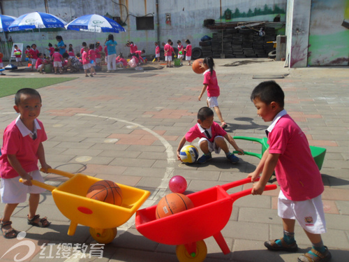 山東壽光紅纓愛心雙語幼兒園舉辦六一活動